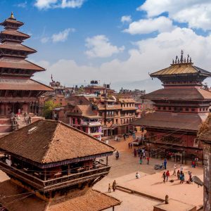 Bhaktapur is UNESCO World Heritage site located in the Kathmandu Valley, Nepal.