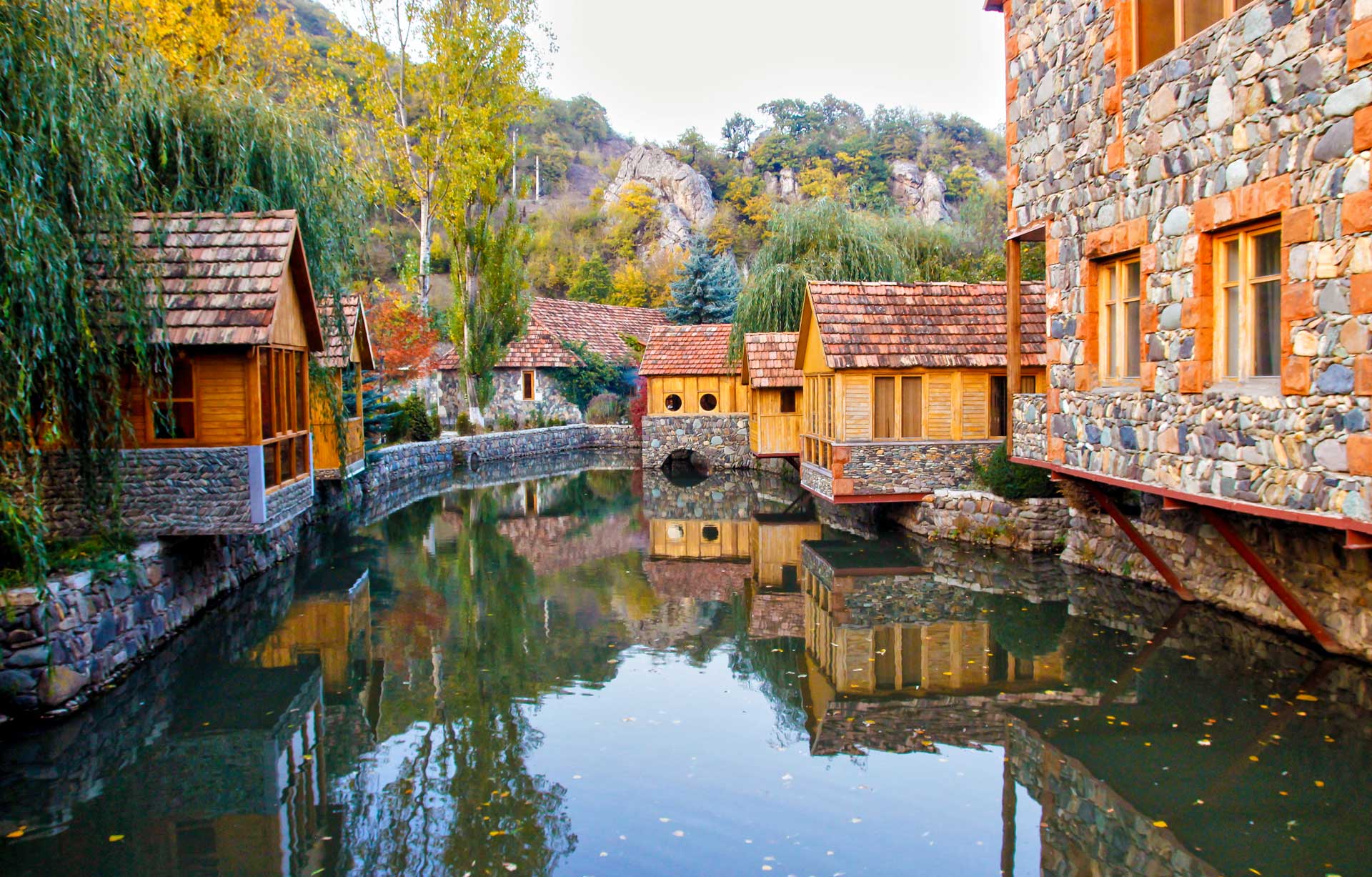 tourist town of Dilijan, Armenia. Little Switzerland of Armenia’’.